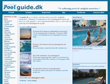 Tablet Screenshot of poolguide.dk